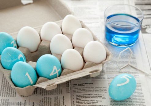 Easter egg scavenger hunt from http://roux44.com