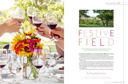 Eating well event at Prosser Farm for http://roux44.com