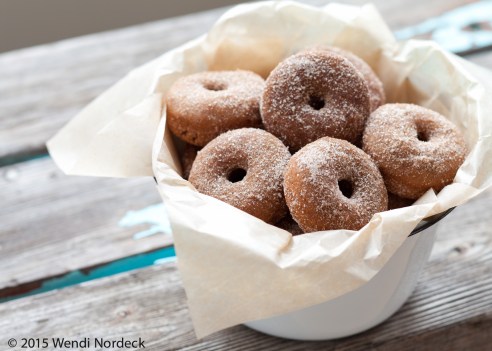 Apple cider baked doughnuts from http://roux44.com
