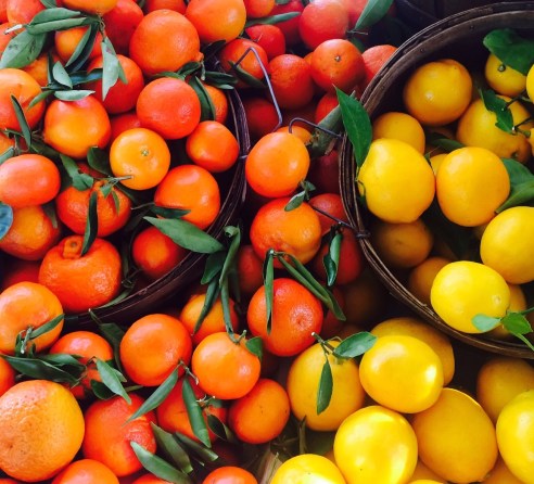 tangerines and lemons