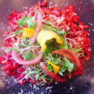beet and farro salad from roux44.com