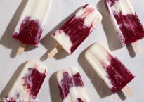 Coconut Lime Cherry Popsicles from http://Roux44.com
